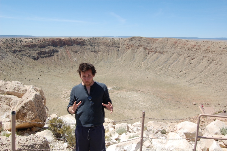 "Aliens." Meteor Crater in AZ